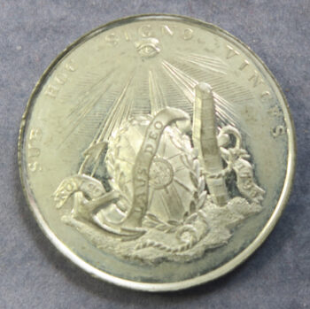 MB110009 GB Victory of the Nile 1 August 1798 white metal medal by T Wyon