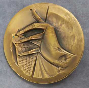 MB110014 Italy Niccolo Paganini virtuoso violinist centenary 1940 bronze medal by M Molteni