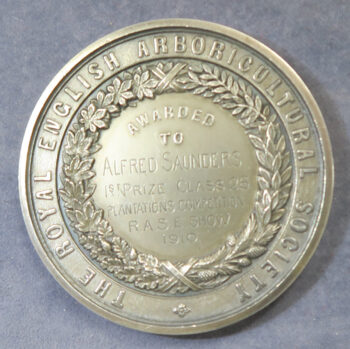 MB110026 Royal English Arboricultural Society silver prize medal 1910
