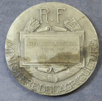 MB110034 France Shire Horse silver medal Concours Hippique Paris 1933 by Henri Bouchard.