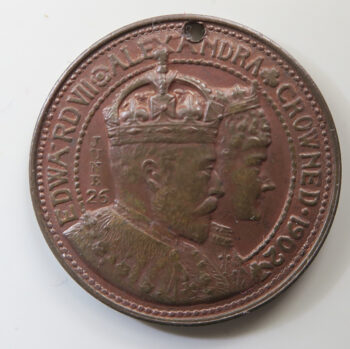 Coronation medal Edward VII & Alexandra 1902 Kircaldy Scotland