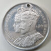 1911 coronation of George V aluminium local medal for Burton on Trent