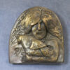 MB110037 Darcy with Pet Hen by Ronald Pennell for BAMS art bronze medal