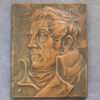 MB110043 Turner portrait by Philip Nathan cast bronze medal for BAMS 1989