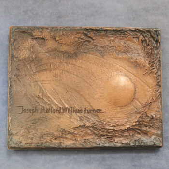 MB110043 Turner portrait by Philip Nathan cast bronze medal for BAMS 1989