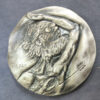 MB110044 Ronald Searle CBE Searle at 70. struck bronze silver plated medal for BAMS 1990