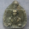 MB110045 Wolfgang Amadeus Mozart by Kevin Coates silver cast medal for BAMS 1990 Commemorative for the bicentennial