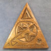 MB110051 France Biennale de Paris 1967 Monnaie de Paris copper triangular medal
