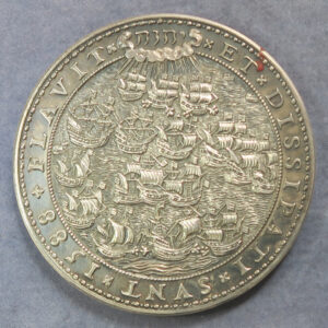 MB110053 Spanish Armada 400th Anniversary 1588-1988 silver medal Royal Mint