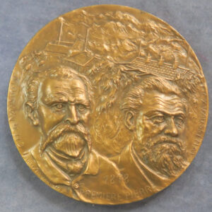 MB110063 France Observatoire du Pic du Midi centenary bronze medal 1978 Astronomy.