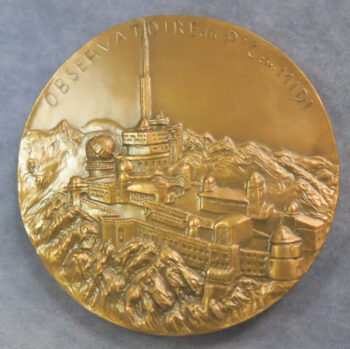 MB110063 France Observatoire du Pic du Midi centenary bronze medal 1978 Astronomy.