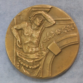 MB110065 France Pierre Puget sculptor 17th century bronze medal 1972.