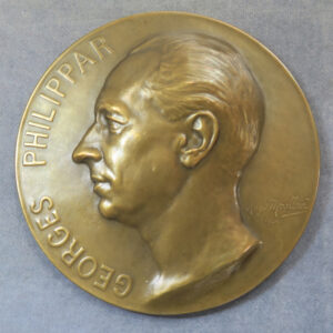 MB110073 France Georges Phillipar shipowner Messageries Maritimes ocean liner 1931 bronze medal