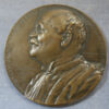 MB110078 France, Medicine. bronze medal of L H Thoinot bacteriologist 1907 by Champeil