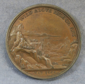 MB110085 GB William Shakespeare bronze medal Tercentenary 1564-1864 Wild Above Rule or Art