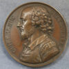 MB110086 GB William Shakespeare copper medal by Barre. 1844 280th anniversary of birth. Tragedies & Histories