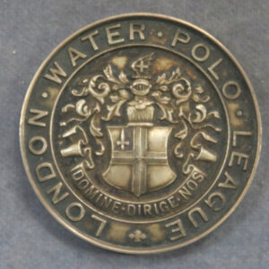 MB110090 England London Water Polo League silver medal 1932 sport