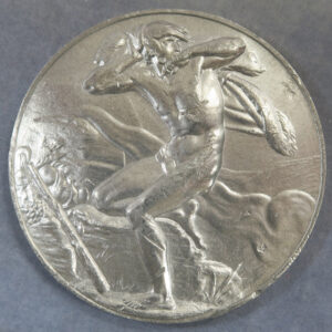 MB110098 France pewter medal Prix de Rome medal series, Cain by Bottee 1878