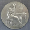 MB110100 France Prix de Rome medal series in pewter Jeune Fille a sa Toilette by Dammann 1908