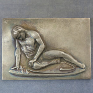 MB110106 The Dying Gaul Ancient Greece electroform medal plaquette made c. 1900