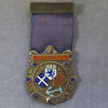 MB110109 Puzzle? Northumberland & Durham President’s badge 1935 N&D CASA Shipbuilding related?