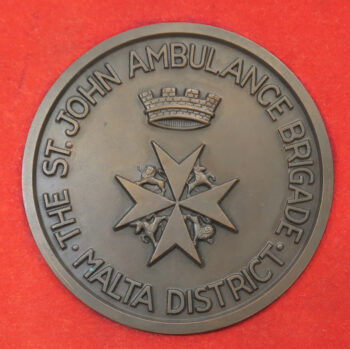 MB110113 St John Ambulance Brigade Malta Diamond Jubilee 1969 bronze medal