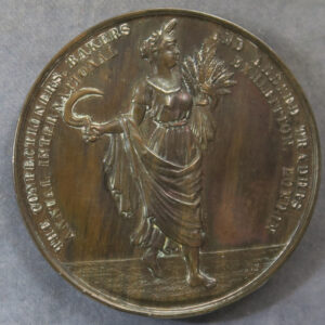 MB110118 Confectioners Bakers & Allied Trades bronze prize medal Exhibition London