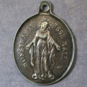 MB110122 Warwickshire St Mary’s Priory Princethorpe silver medal 1911 Catholic Congregation of the Children of Mary