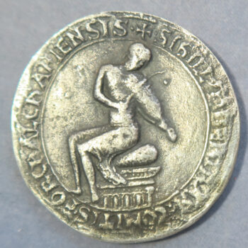 MB110130 France Seal medal silver Provence Bertrand de Forcalquier 1163 Monnaie de Paris edition 1979 cast 112g.