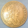MB110135 France Monnaie de Paris medallic copy coin Dix-Louis d’or Louis XIII copper 1640 made 1973.