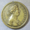 MB110138 Sweden Queen Christina bronze medal by Guglielmada with globe reverse Non Sufficit
