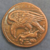 MB110151 Monnaie de Paris copper reproduction ancient Agrigentum Sicily tetradrachm AKRAGAS coin Eagle & hare 1969