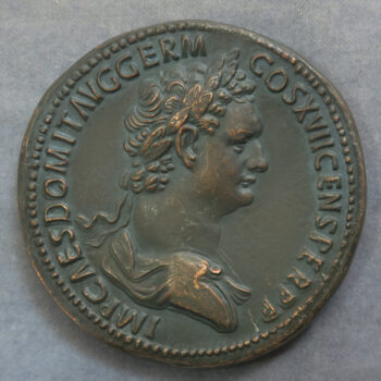 MB110159 Monnaie de Paris copper reproduction of Domitian sestertius Roman coin 1968