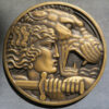 MB110173 Monument aux Enfants de Nice Morts pour la France 1928 bronze medal by Andre Lavrillier. Art Deco