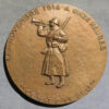 MB110174 France 50th anniversary end of WWI 1918-1968 bronze medal Cessez le Feu!