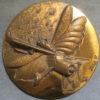 MB110168 France cast bronze medal Cardinal Lucon Archeveque de Reims by Niclausse 1928 SFAM