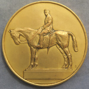 MB110183 France: Benedicite Grace by Prudhomme 1926 bronze medal plaquette.