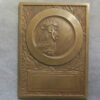 MB110189 France bronze medal award plaque c. 1930 Art Deco Cockerel