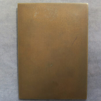 MB110189 France bronze medal award plaque c. 1930 Art Deco Cockerel