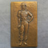MB110191 Marechal Leclerc 1902-1947 North Africa, Hanoi bronze medal plaque by Guiraud.