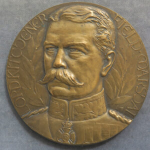 MB110193 GB Lord Kitchener Field Marshal bronze commemorative medal by P Legastelois WW1