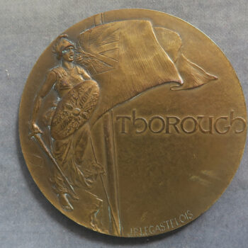 MB110193 GB Lord Kitchener Field Marshal bronze commemorative medal by P Legastelois WW1