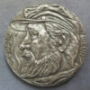 MB110195 France Centenary commemorative of the Chateadun Franc Tireur - Sniper silver medal 1970