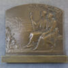 MB110197 France 60th marriage anniversary bronze standing medal by Baudichon 1919-1969