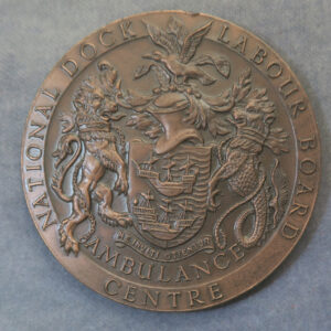 MB110198 GB National Dock Labour Board Ambulance Centre bronze 15 years long service medal