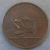 MB110202 Belgium Regence d’Anverse Antwerp Railway medal bronze 1836 by Hart