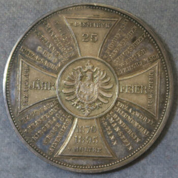 MB110207 Germany Kaiser Wilhelm I silver medal 1870-1895 Defeat of France