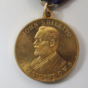 brass medal jubilee of Wholesale Co-Operative Society Limited 1863-1913 depicts John Shillito