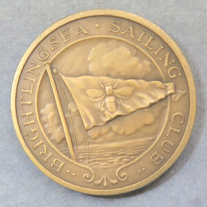 Brightlingsea Sailing Club bronze medal prize - bee on pennant