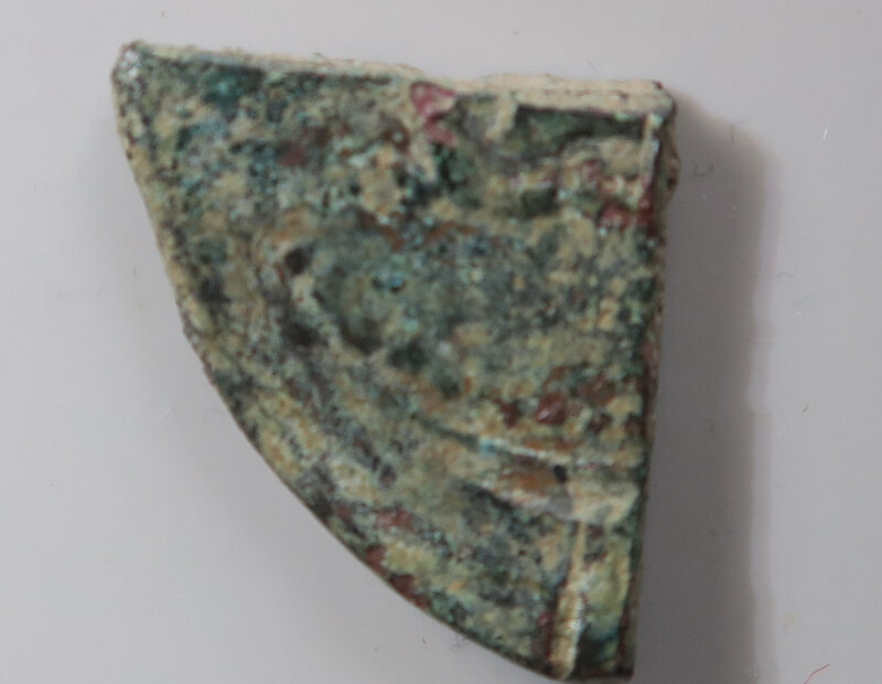 Normans of Sicily, William II 1166-89 bronze Tri-follaro quartered in antiquity Spahr 117